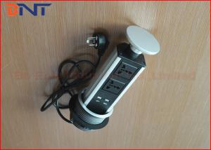China IP20 Pneumatic Pop Up Counter Outlet For Conference Room / Home Furniture factory