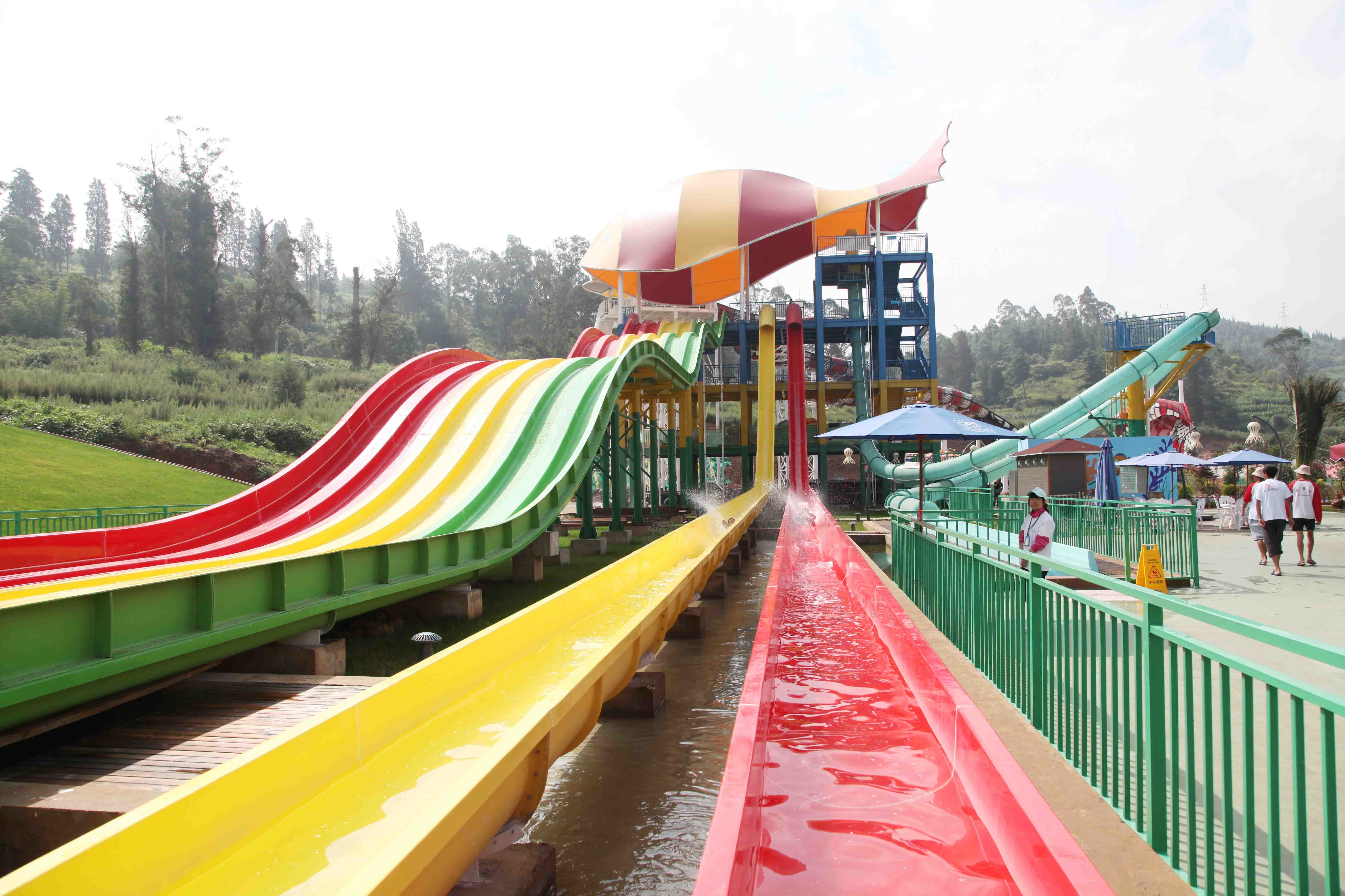 Commercial water slides for children , Outdoor Playground Equipment for Water Park