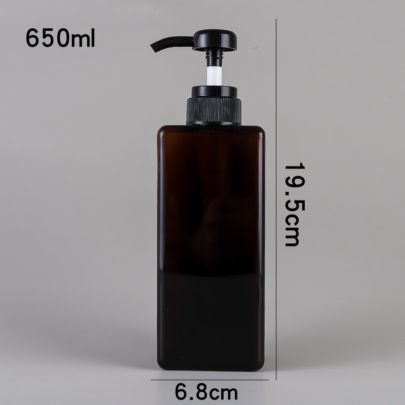 Green Plastic Shampoo Pump Bottles Refillable 8.4oz 15oz 21.5oz 450ml 650ml 500ml Petg Bottle