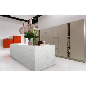 China OLK7102 - 2/3cm Quartz Surface White Counter Top Modern Minimalist factory