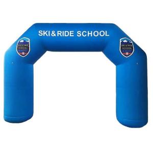 China High Quality Custom Logo Printing Advertising Inflatable Arch for Sport Theme Event factory