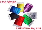 2 Sealing Sides Printed Bubble Mailers Waterproof 6x9 Multi Color Gloss For