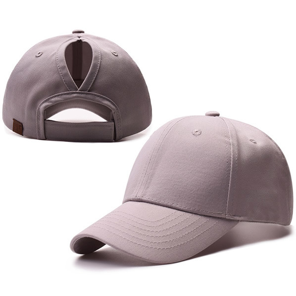 Spring & Summer sun visor blank caps for promotional items Wholesale Pony Tail Baseball Hat Adjustable mesh baseball cap