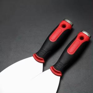 China Carbon Steel Flexible Putty knife Set Premium Stainless Steel Spackle Knife factory
