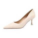 9797-1 Korean Fashion Pointed Shallow Mouth High Heels Stiletto Professional OL