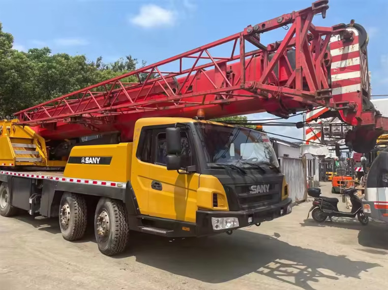 China Famous Brand Original 100 Ton Used Sany Stc1000 Truck Crane Second Hand Hydraulic Mobile Cranes In Good Condition
