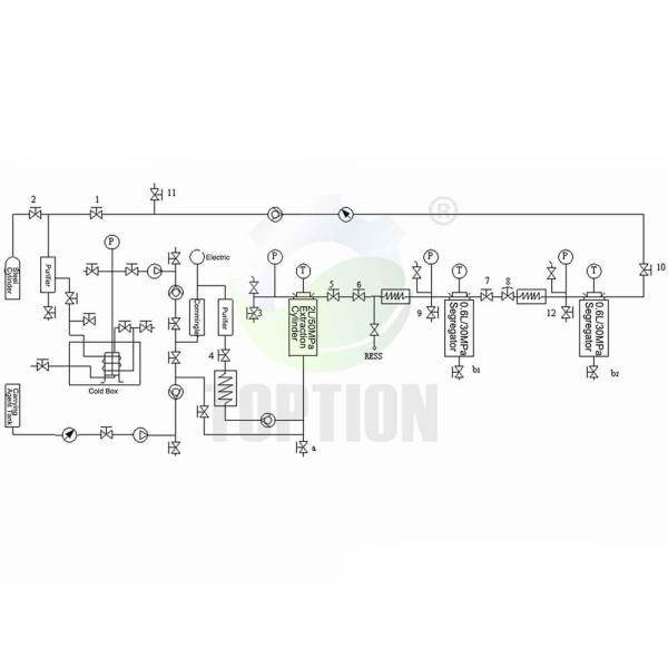 design of 2L supercritical co2 extraction machine