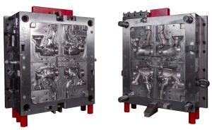China Million Shots Precision Injection Mould Multi Cavity OEM Available Black Color factory