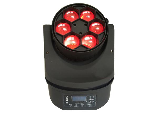 6x15W RGBW 4In1 Moving Head Disco Lights DMX512 Lightweight For Mobile
