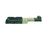 Solid Wood Italia Camaleonda Sofa Retro Fabric Mario Bellini Couch