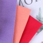 Red 15*15 45% Linen 55% Cotton Linen Dress Fabric 190gsm Comfortable