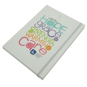 China Professional Diary Hardback Notebook Printing With Elastic Closure on sale