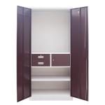 Easy Install Metal Wardrobe Closets For Hotel RAL Color 0.5-1.2mm