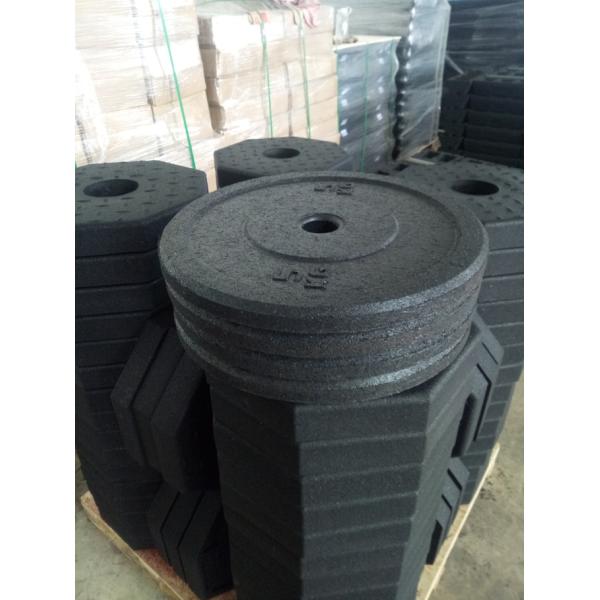 Customized Rubber Weight Plates 10 LB - 55 LB Rubber Bumper Weight Plates 19