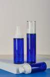100ml Eye Cream Plastic Cosmetic Bottles Thick Wall With White Pump Over Cap