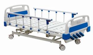 China Temporary Manual Hospital Bed Equipment With Four Revolving Crank 700 mm Height factory