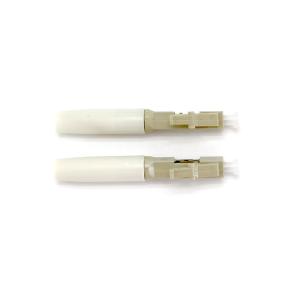 China FTTH LC Optic Fiber Quick Connector Multimode With Blue Green Beige Color factory