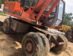 Used hitachi ex160wd wheel excavator/ original japan 16ton wheel excavator with