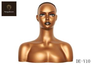 China Stylish 14.2 Inch Width Makeup Mannequin With Shoulders And Ear Hole factory