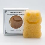Organic Frog Baby Konjac Sponge Customized Logo Skin Friendly