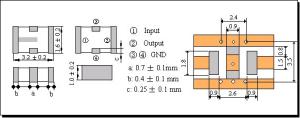 China Stable LTCC 3W 3400Mhz Microwave Bandpass Filters factory