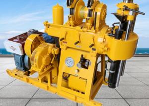 China Easy Operation Portable Water Well Drilling Rig 200 Meters Depth For Exploration factory
