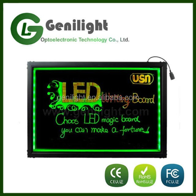 OEM Touch Screen LED Neon Foot Massage Open Sign with Animation and Power On/Off