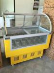Small Glass Door Refrigerator And Freezer For Ice Porridge Display
