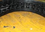Rubber mini excavator tracks 150mm x 72mm 34 links 3 Metal Cores Wound Up