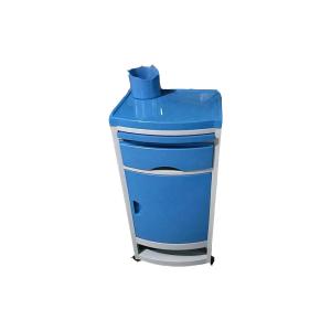 China Ward Room Hospital ABS Material Bedside Cabinet With Foot Bule factory