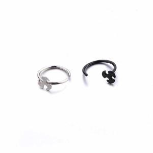 China Wholesale nose ear cartilage piercing jewelry 20g surgical steel thin small open nose rings for sale factory