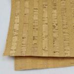 0.8mm Durable Nature Cork Fabric/Leather for Wall Decoration, Phone Cover and