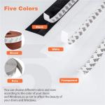 Silicone Rubber Door Seal Soundproof Door And Window Weather Stripping