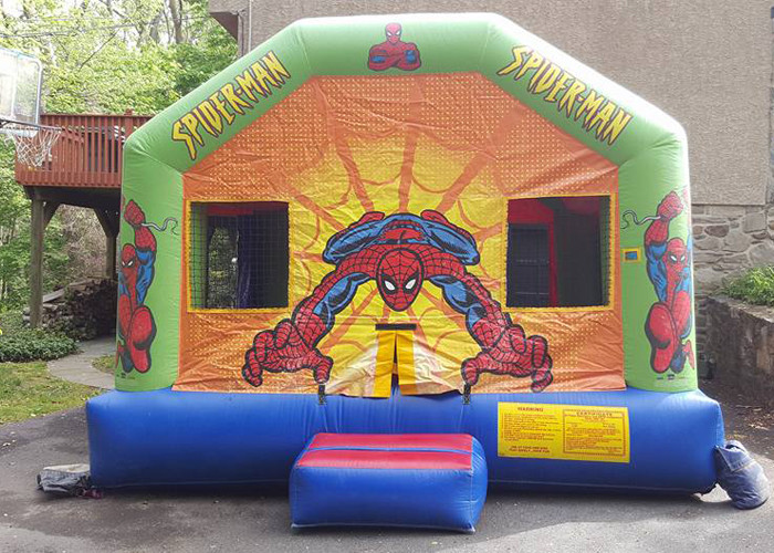 Amazing Backyard Spongebob bounce house , Big Party Jumpers Bounce House Party