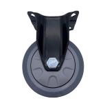 PP Core TPR Tread Plate Rigid Castor For Industrial Cart Equipment 75MM