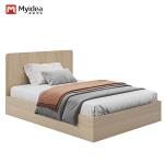 Support customization Comfortable Modern Minimalist Wood Bed Metal Frame without