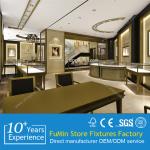 Hot sale Watch jewelry Counter Glass Display showcase with LED