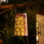 IP55 Solar Garden Lamps Waterproof Retro Solar Lights PC Material
