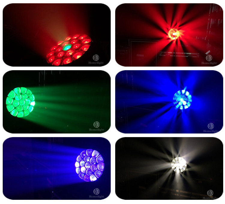 Professional Interacting Stage Lighter 19X15W Bee Eye K10 LED Zoom Moving Head Light For Party Disco