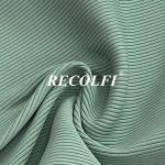 Eco Ribbed Activewear Knit Fabric Sustainable Workout Yoga Wear