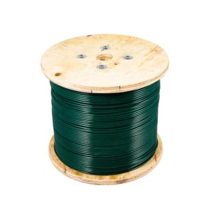 China Galvanized PVC PU Coated Steel Cable Plastic Coated Wire Rope with GB Standard Diameter 2mm-38mm 7*19 factory