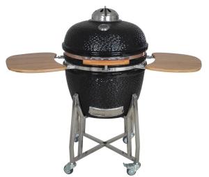 China 22&quot; CERAMIC BBQ GRILL KAMADO/ Black, Red, Green/ Stainless Cart or Iron Cart factory