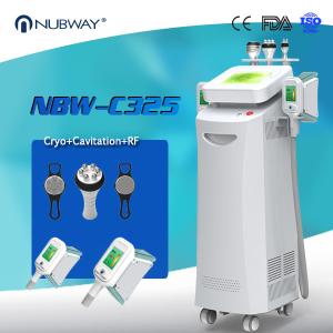 China 80% beauty clininc used Cool body shape slimming machine with cavitation rf handles factory