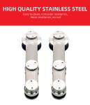 Stainless Steel Double Door Side Cabin Accessories Square Stabilizing Bar Shower