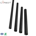 200 Finish Matte/Glossy ZhongShan Carbon 3K Carbon Fiber Tube for Vaccum Gutter