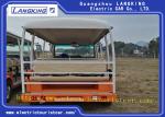 Fair Use Electric Shuttle Vans , Orange 23 Seats Street Legal Electric Vehicle
