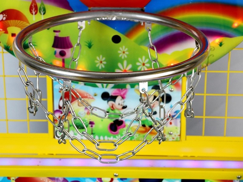 Mickey Mouse Pop A Shot Machine , Street Electronic Basketball Throwing Machine