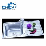 Stainless Steel Kitchen Sink Topmount Kitchen Sink Single Bowl Kitchen Sink For