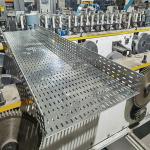 Tile Metal Roof Forming Cable Tray Punching Machine 11kw