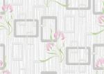Modern Flower Pattern Non Woven Wallpaper For Entertainment / Household , SGS